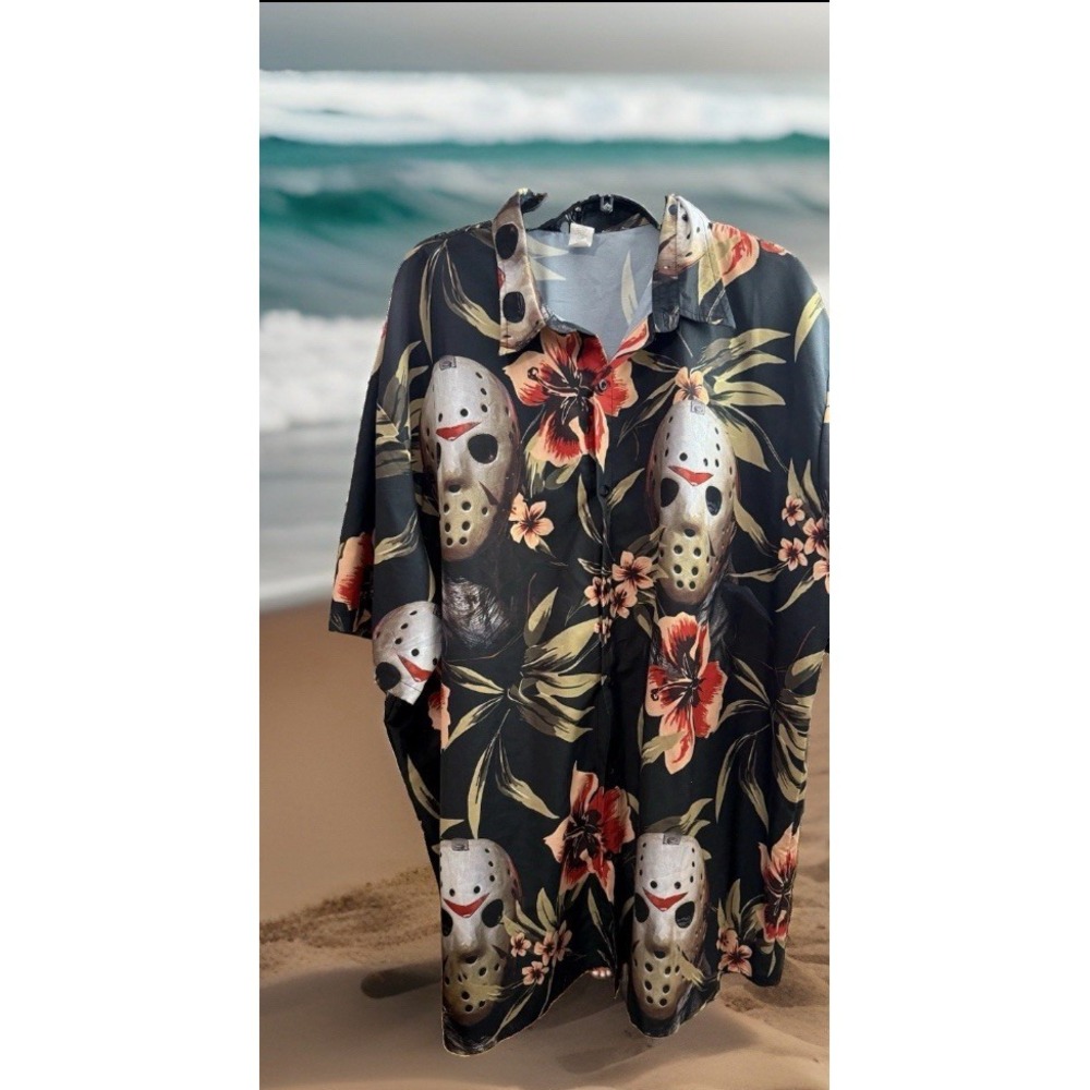 Jason Voorhees Horror Killer Horror Movie Hawaiian Shirt 3XL